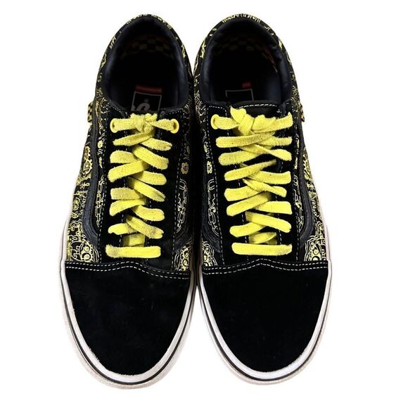 Vans~SpongeBob "Skate Old Skool" Sneakers (Gigliotti)Classic Skate Shoes Size 10 - Picture 2 of 14